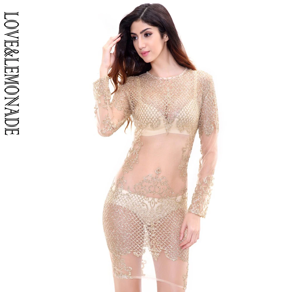 Любовь и лимонада Золотой геометрической формы блестками вечерние платье без