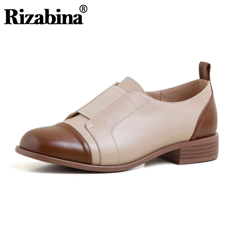 FITWEE женская обувь на плоской подошве Стильные туфли смешанных Цвет из