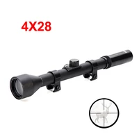 4x28 air riflescope optical sight telescopic scope hunting weapon accessories fits 11mm rail mount for tactical game airsoft gun