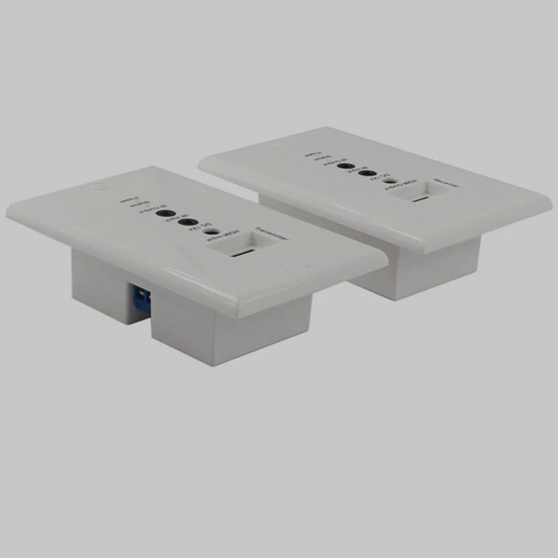 HDMI настенный удлинитель 1080P HDMI, Овер-Cat5e/Cat6 удлинитель настенная пластина с ИК-управлением(отправитель и ресивер