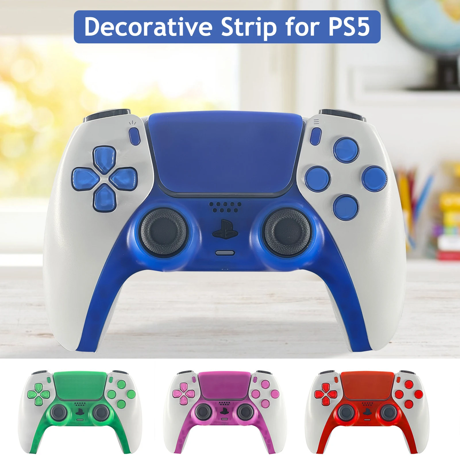 

For PS5 Gampad Part Protective Case Cover Game Controller Replacement Touch Pad Set Video Game Consoles Games Accessories