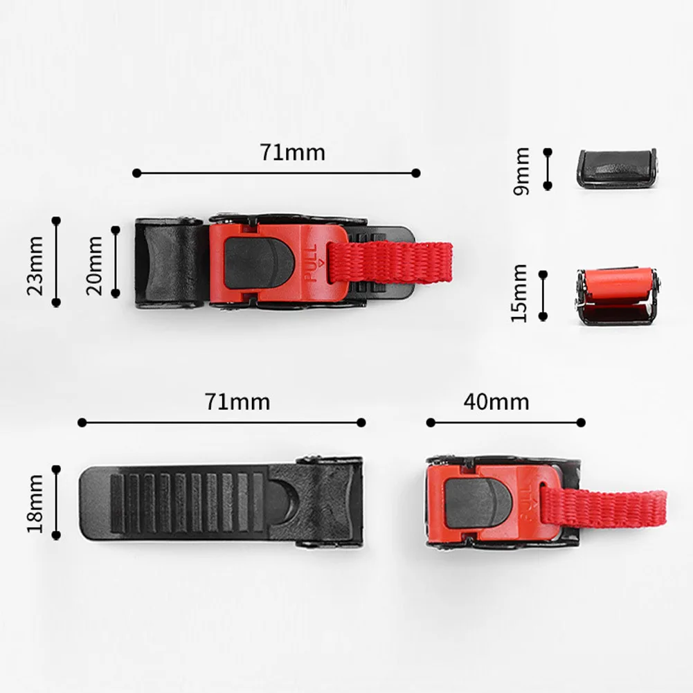 

1Pcs/3Pcs Motorcycle Helmet Chin Strap Buckle Adjustable Quick Release Speed Clip Pull Buckles Motorbike Accessories