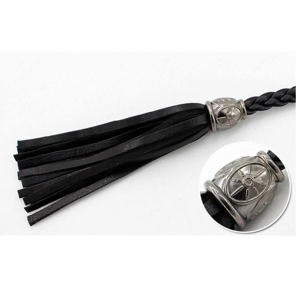 

Rope Self Tie Decoration Daily Thin For Dress Braided Skinny Waistband Solid Tassel Artificial PU Narrow Women Waist Belt