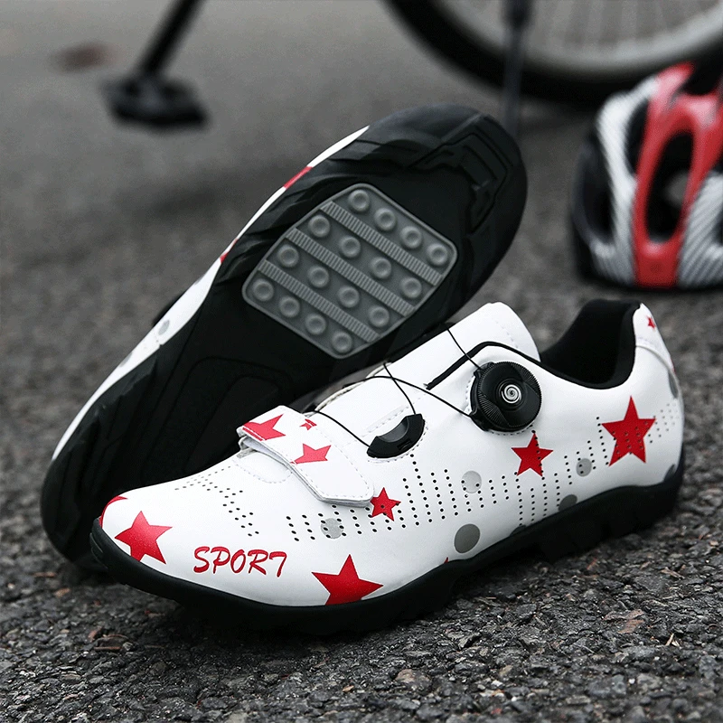 

Men's and women's road race non-slip mountain bike shoes self-locking bicycle zapatillas mtb bicycle shoes велосипедыдлявзрослых