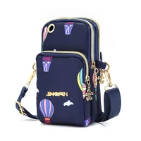 new fashion storage mobile phone bag female messenger mini small package wallet bag wrist bag hanging neck convenient coin purse