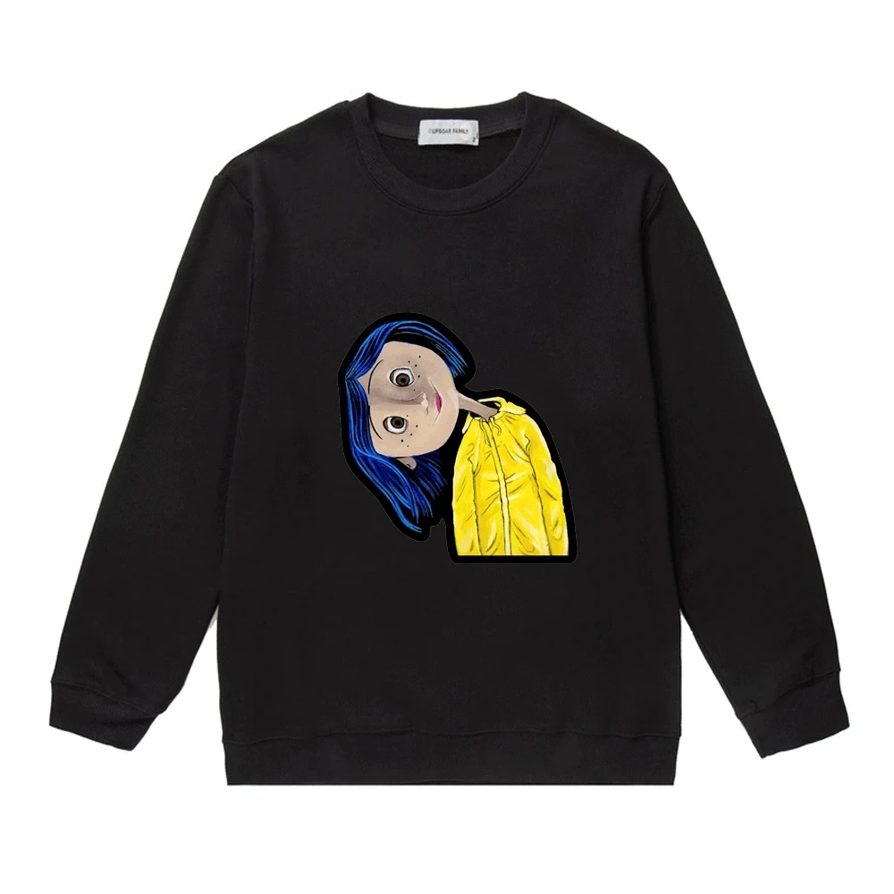 

Модель 2021, удобный пуловер оверсайз, Мужская одежда, коралиновый уличный свитшот с круглым вырезом в стиле хип-хоп Харадзюку для женщин