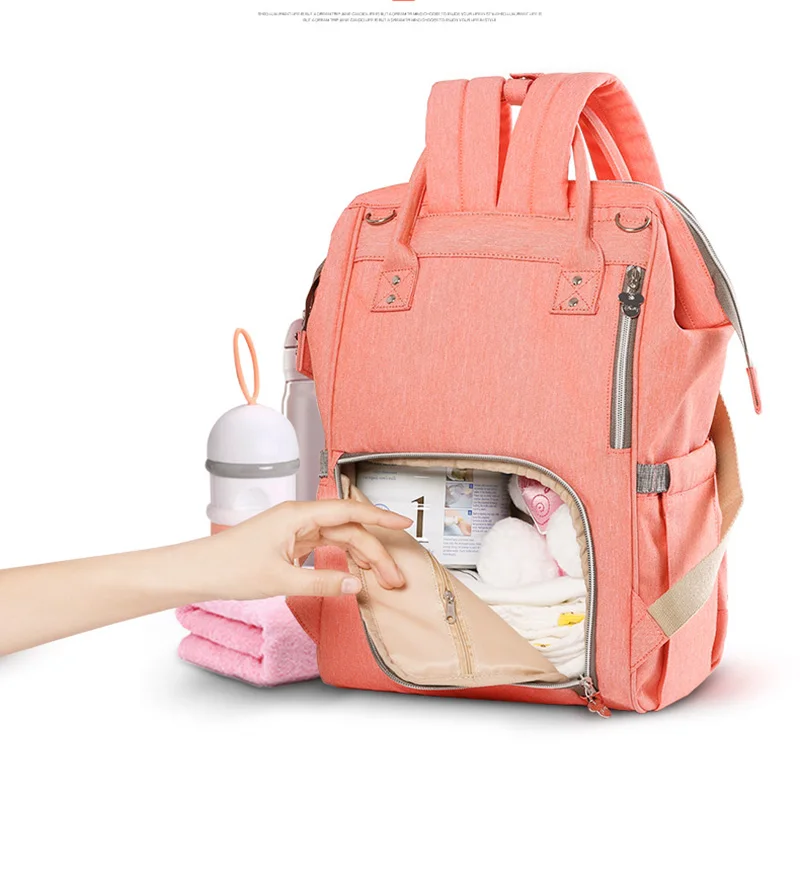 Минни розового цвета серии беременности и родам сумка из узорчатой ткани USB