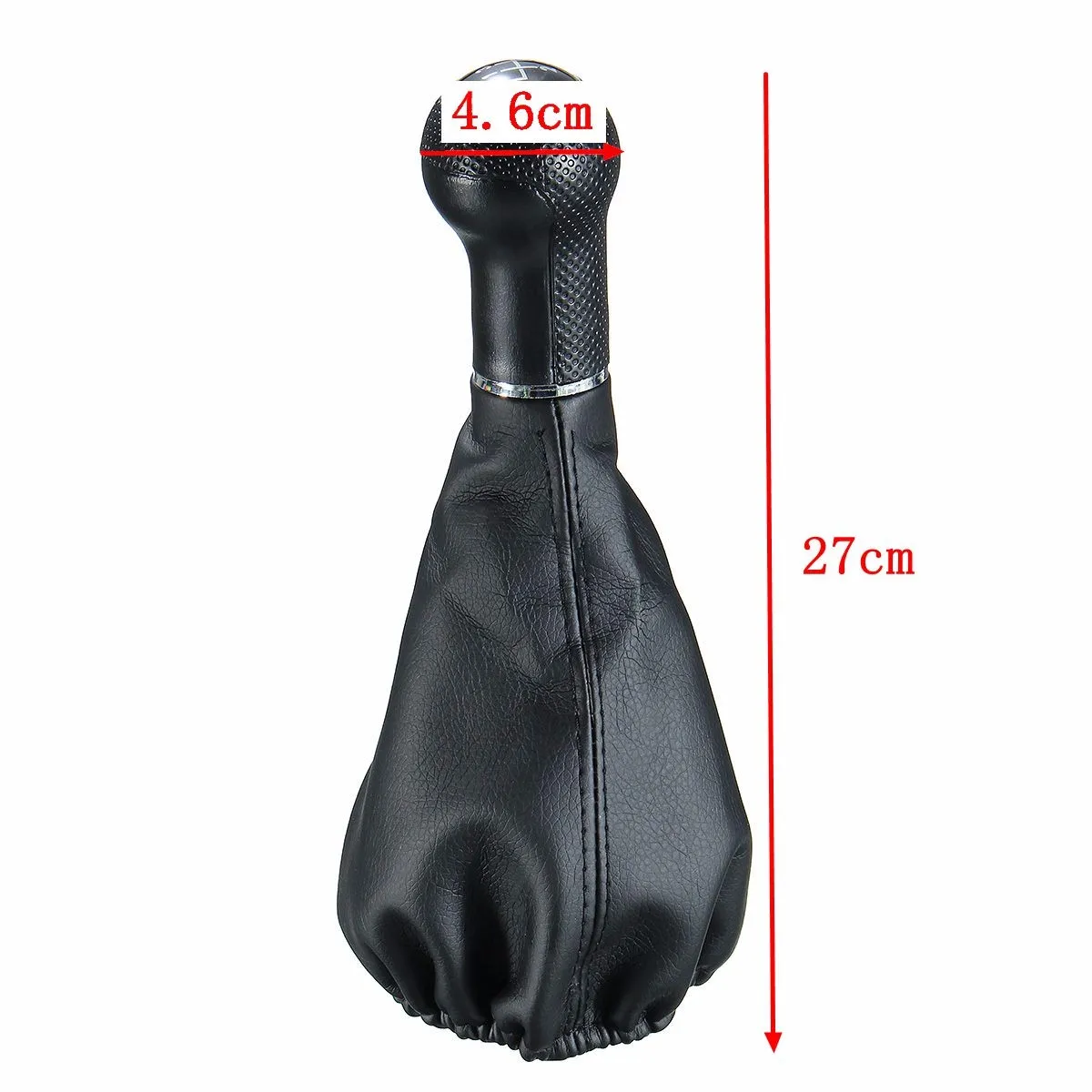 Автомобильная ручка переключения передач 5 скоростей кожаные ботинки для Volkswagen VW