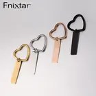 Fnixtar, 20 шт., брелок для ключей из полированной нержавеющей стали