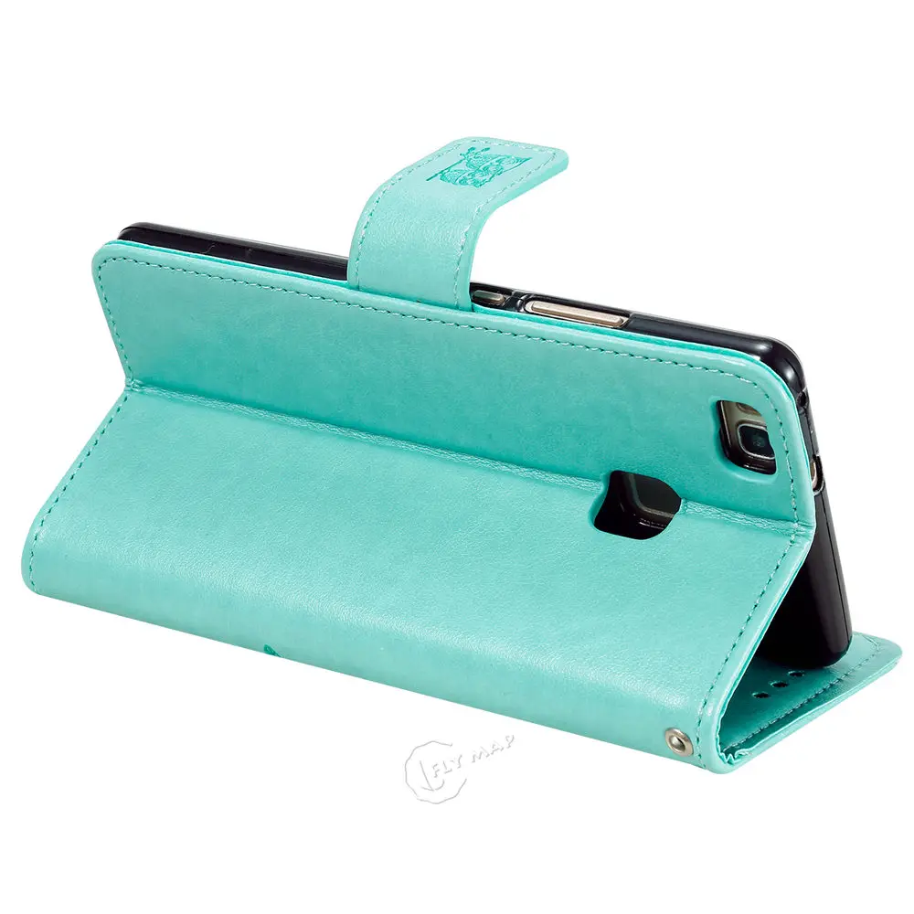 Сова Флип кожаный чехол для huawei P9 Lite P9Lite vns-l31 Wallet Кошелек Чехол для телефона чехол для huawei P 9 Lite VNS L21 Emboss Capa
