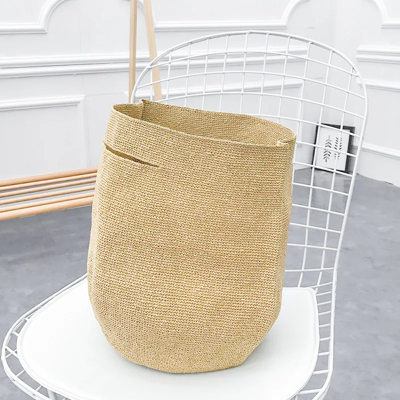 Тканая сумка Verano nuevo bolso tejido a mano rafia pura цветная primario paja bolsa тканая |