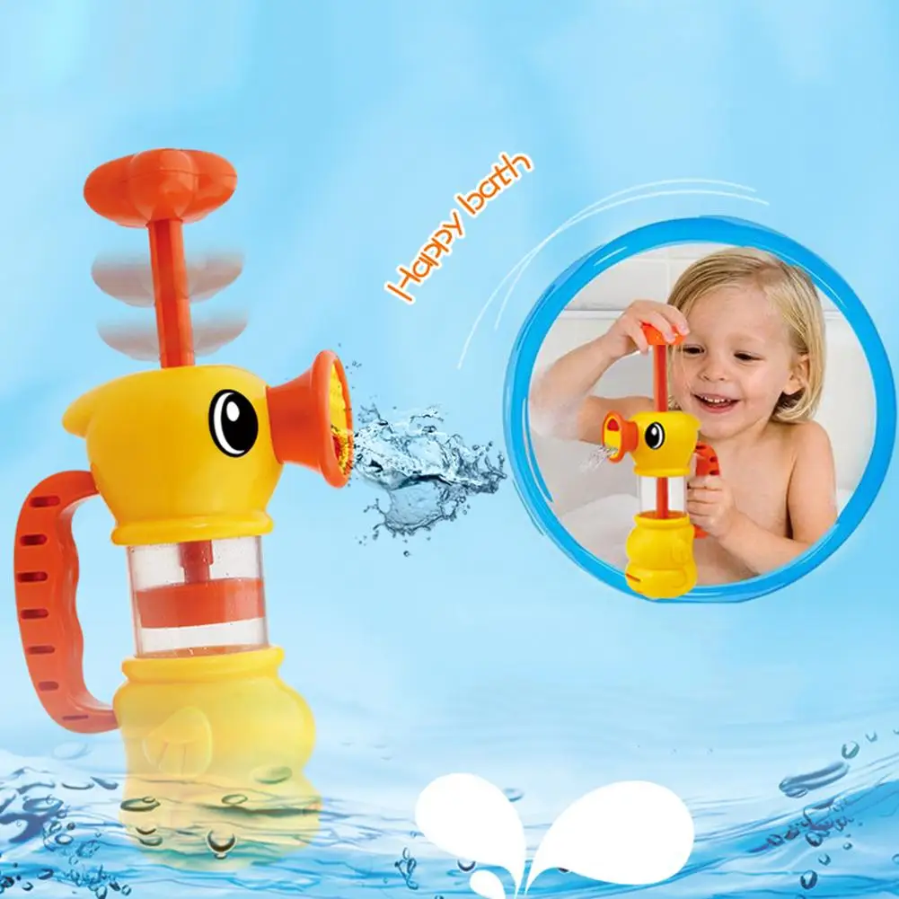 

Bathroom Shower Children Bathing Pumping Duck Water Spraying Baby Play Toy Bath Toy Classic Toys gift for children