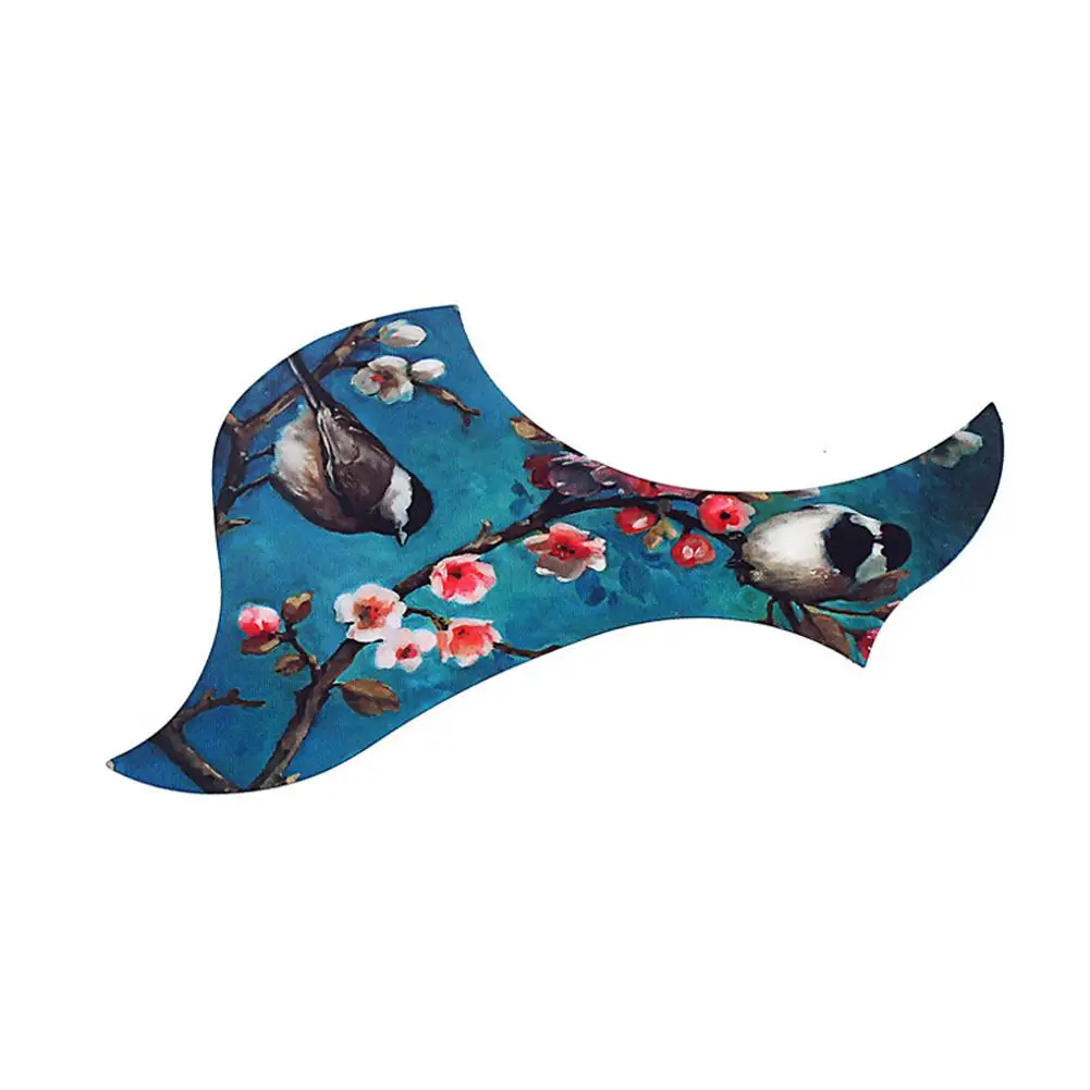 Универсальная Народная Акустическая Гитара Pickguard Love Bird Pattern Pick Guard наклейка для