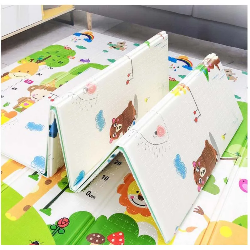 XPE Environmental Protection Baby Crawling Mat Home Multi-Function Folding Children Climbing 200*180*1 cm Thick Game Pad | Игрушки и