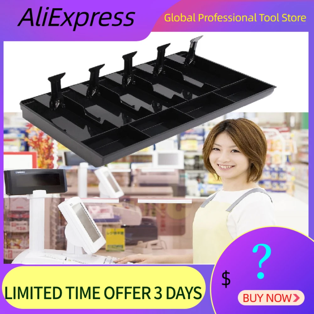 Супер светильник кассовый аппарат с 5 отделениями ящик для хранения монет