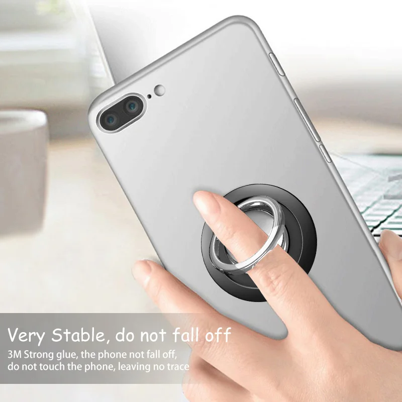 Mobile Phone Ring Holder Smartphone Stand Phone Accessories Round Phone Stand Socket Magnetic Holder for Car iPhone Samsung