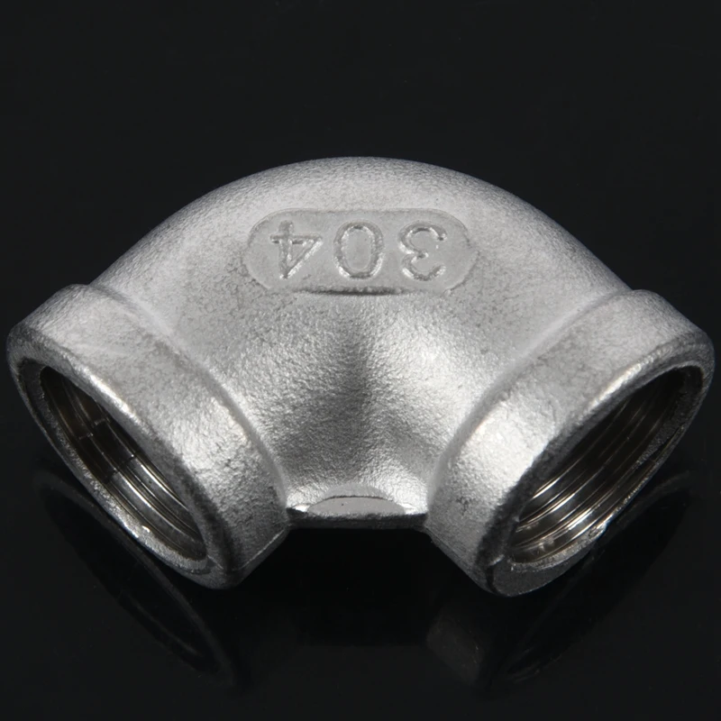 Hot XD-1/2BSP Female 90 Degree Stainless Steel Equal Elbow Pipe Fitting | Обустройство дома