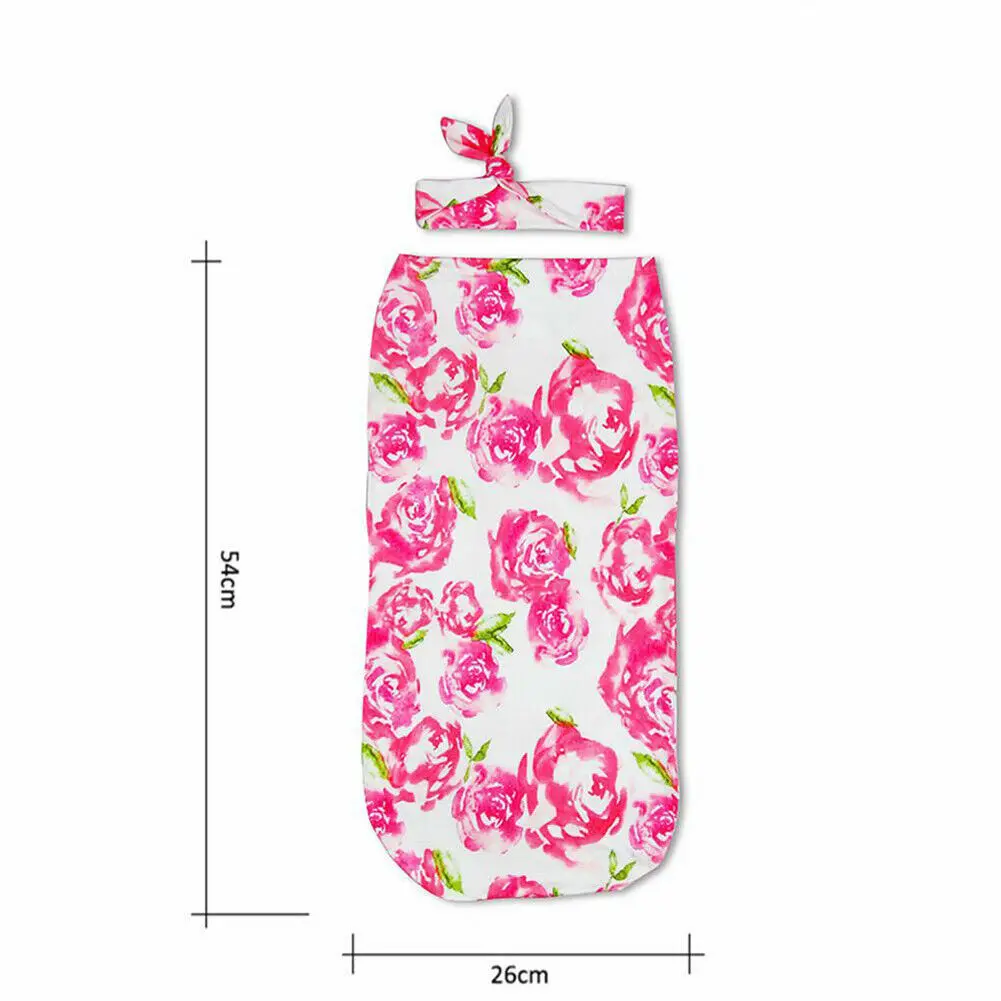 2 шт. Пеленальное Одеяло для новорожденных девочек и мальчиков с цветочным