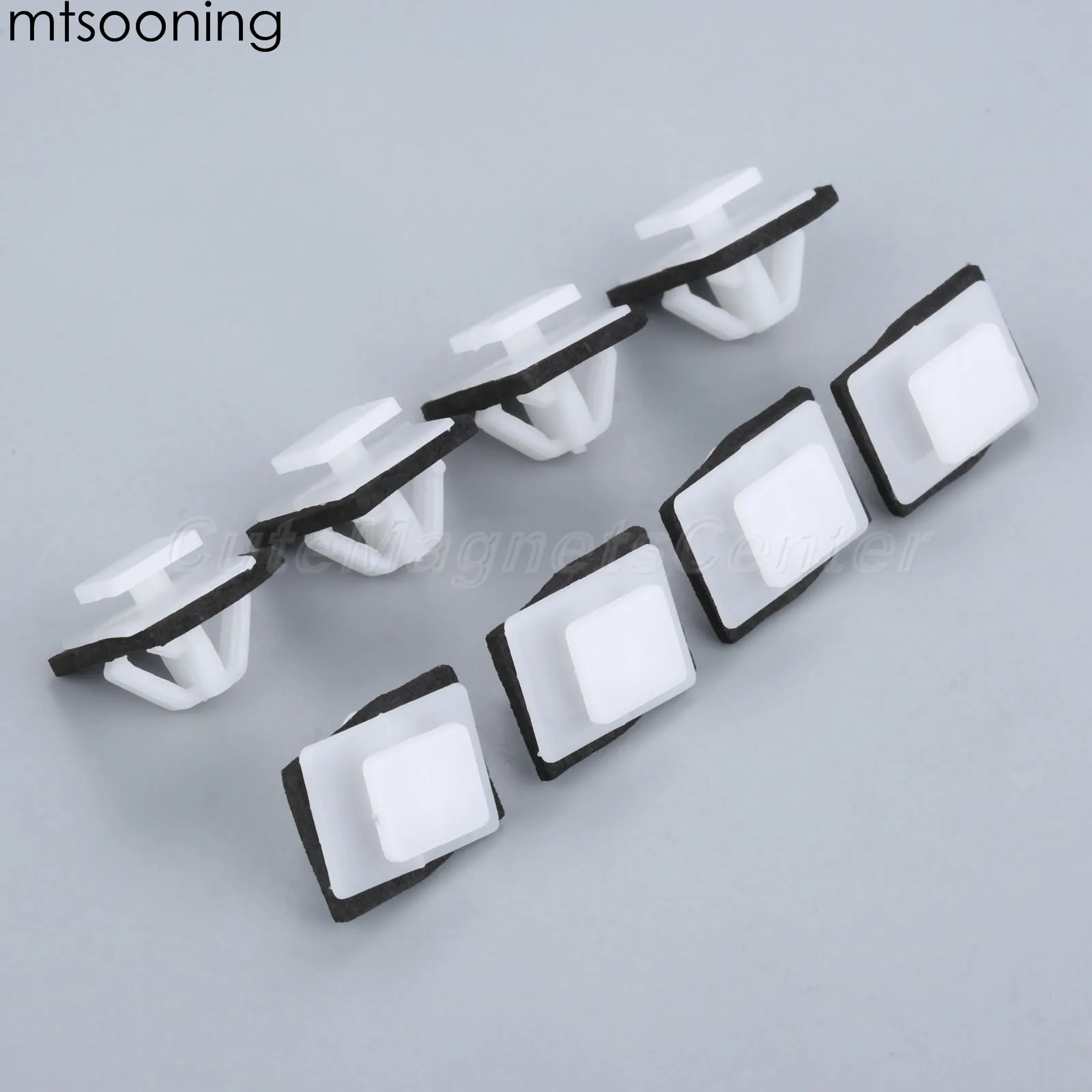 

mtsooning 50pcs Car Plastic Fastener Door Guard Plate Wheel Eyebrow Clip For Kia Seahorse Hyundai Elantra Cerato Sportage Tucson