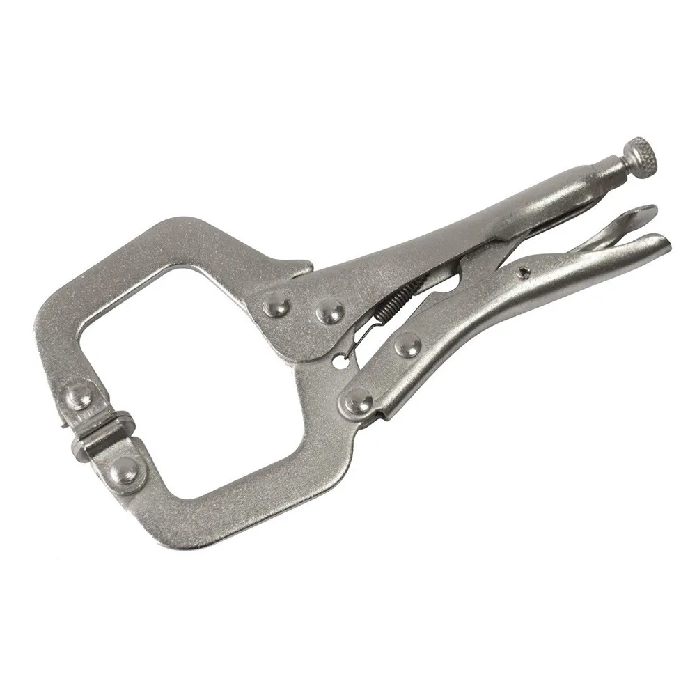 

9Inch Vise Grip Locking C Clamps Vice Sheet Metal Welding Work Pliers Automatic Vises Locking Clamps