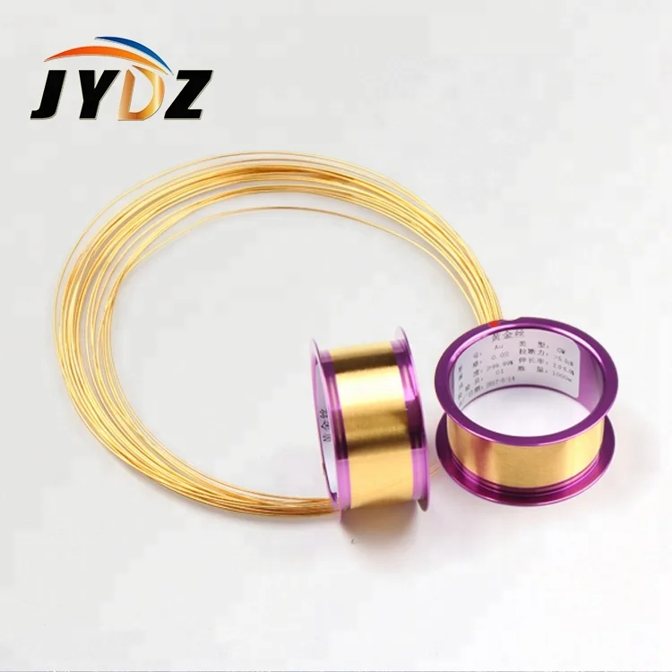 

0.5mm diameter x 1m long 99.99% 4N Purity Fine Gold Wire