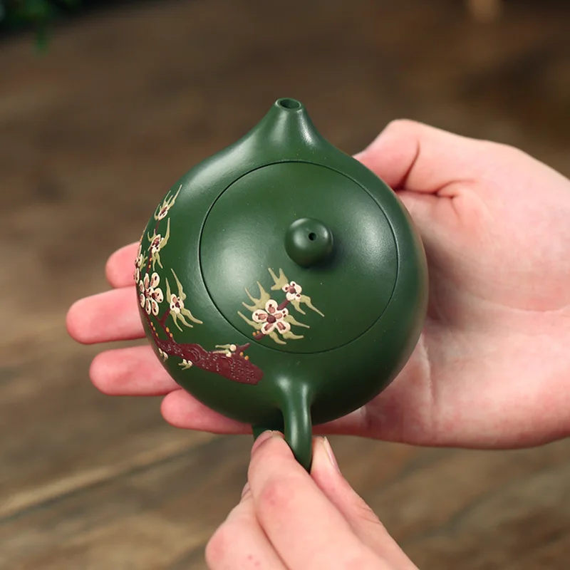 200 мл китайский ручная роспись сливовый узор исинский чай Фиолетовый Глиняный