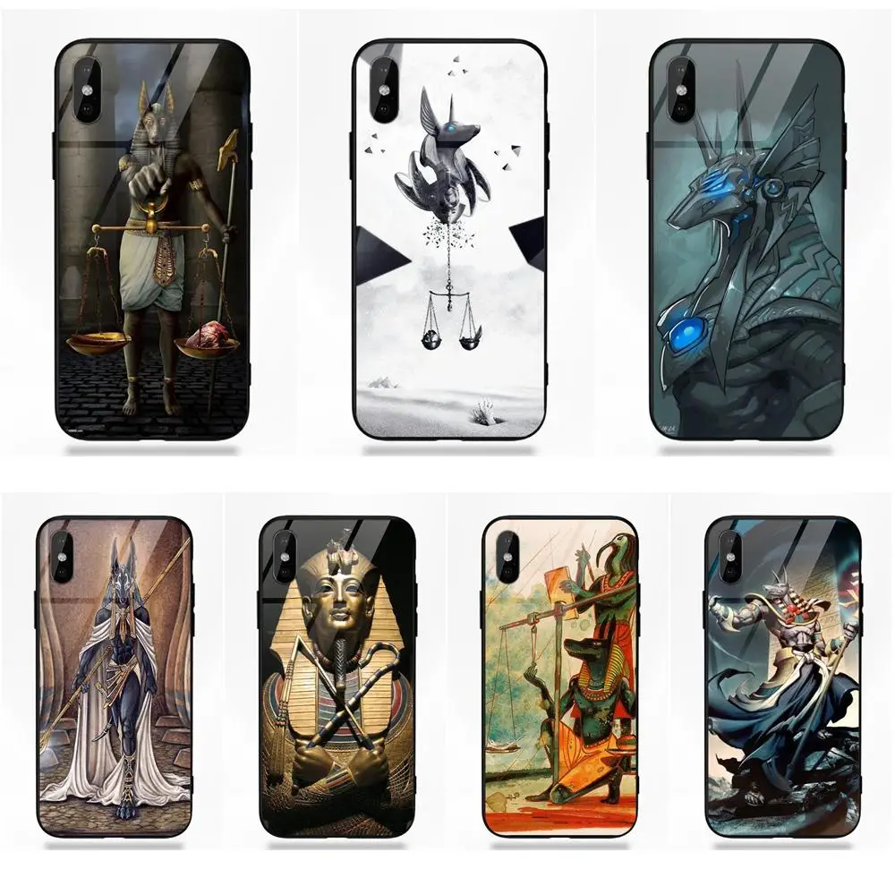 Магниты в египетском стиле для Apple iPhone 5 5C 5S SE 6 6S 7 8 Plus X XS Max XR Мягкий ТПУ оправа
