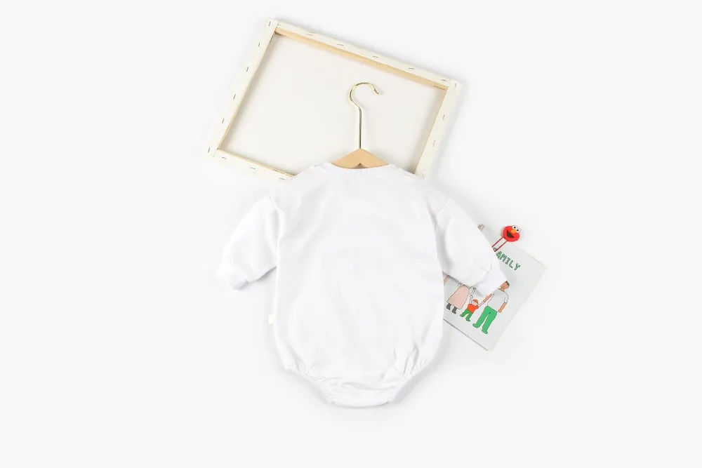 Хлопковый комбинезон Roupas Bebe с длинными рукавами, Осенние боди с круглым вырезом, альпинистские костюмы унисекс, комбинезон для новорожденных, одежда с носками