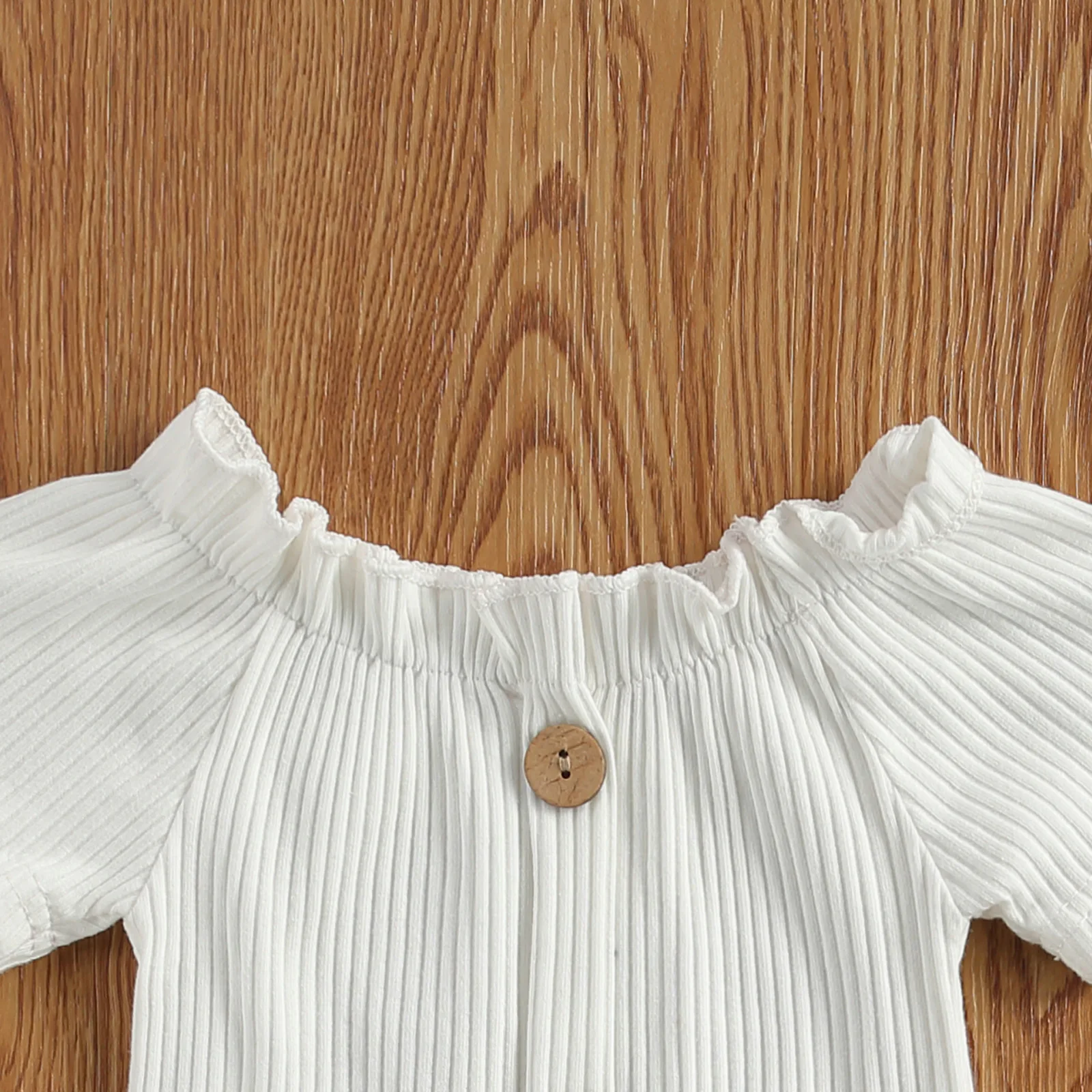 

New Born Baby Short Sleeve Set Solid Color Romper Tops Leopard Print Short Pants Headband 3PC Suits