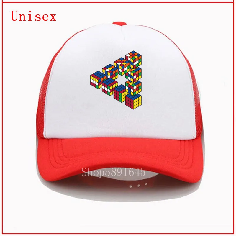 Женские и мужские треугольные бейсболки Penrose с оптической иллюзией бейсболка