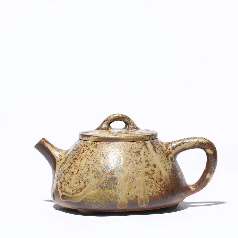

Yixing Dark-red Enameled Pottery Teapot Firewood Teapot Famous Pure Full Manual Infusion Of Tea Kettle