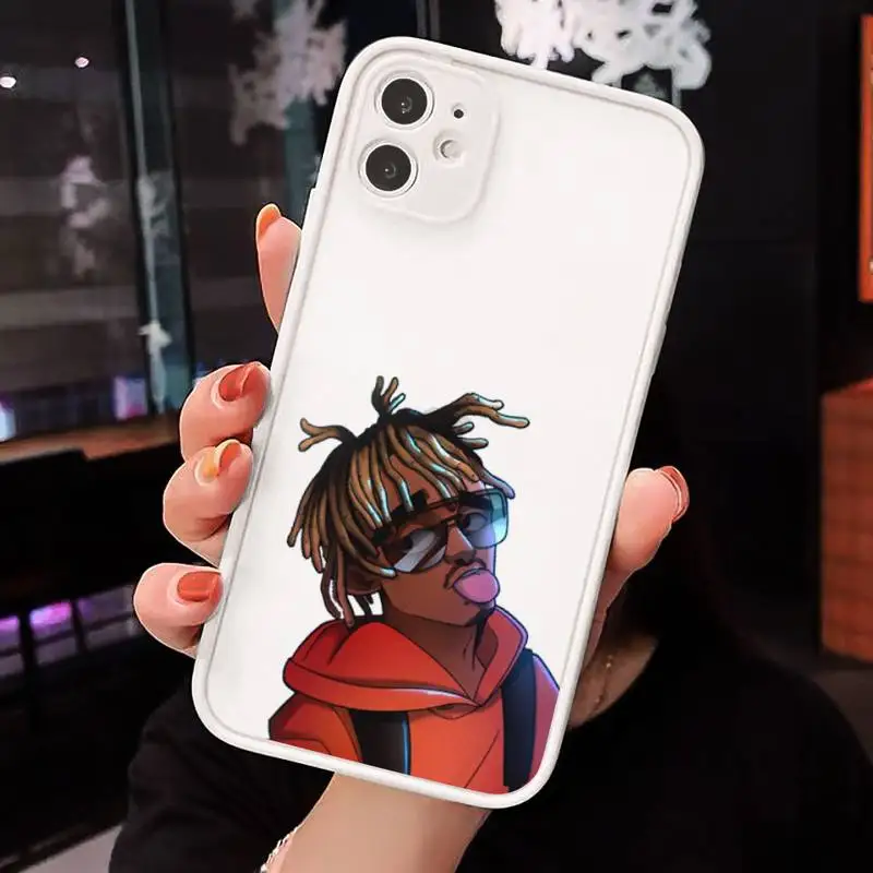 

American rapper Juice World Phone Cases matte transparent For iphone 7 8 11 12 plus mini x xs xr pro max cover