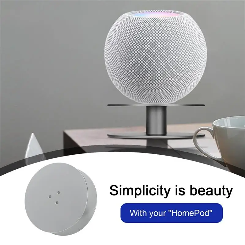 

Suitable for Apple smart speaker accessories smart speaker HomePod mini bass base stainless steel base