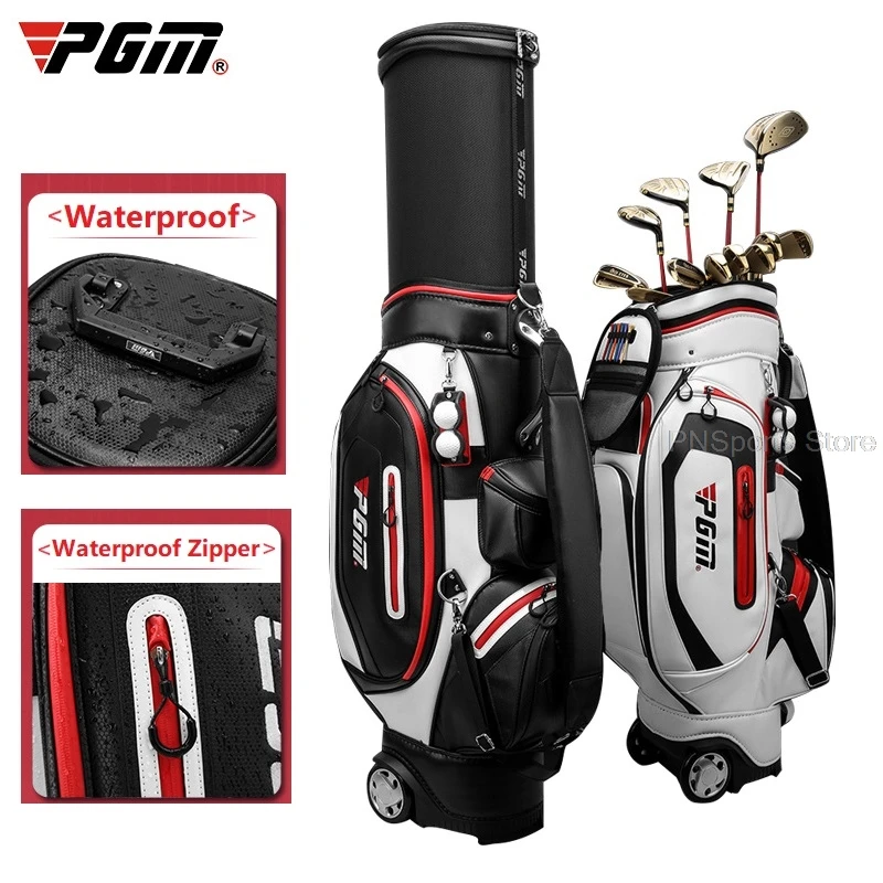 

PGM Golf Men Sports Bag Standard Telescopic Wheel Bag Travel Multifunctional waterproof Aviation Thermostatic Bag/Password Lock