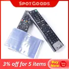 Прозрачный пакет для термоусадочной пленки 50 шт., прозрачный чехол для пульта ДУ для ТВкондиционера, пылезащитный мешок для контроля