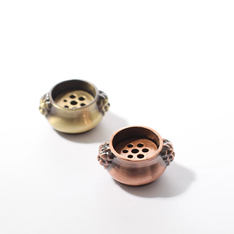

Brass 3CM Metal Mini Censer Copper incense burner Handmade Retro style Home Decor