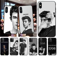 penghuwan hot shawn mendes tpu soft silicone phone case cover for iphone 11 pro xs max 8 7 6 6s plus x 5s se xr case