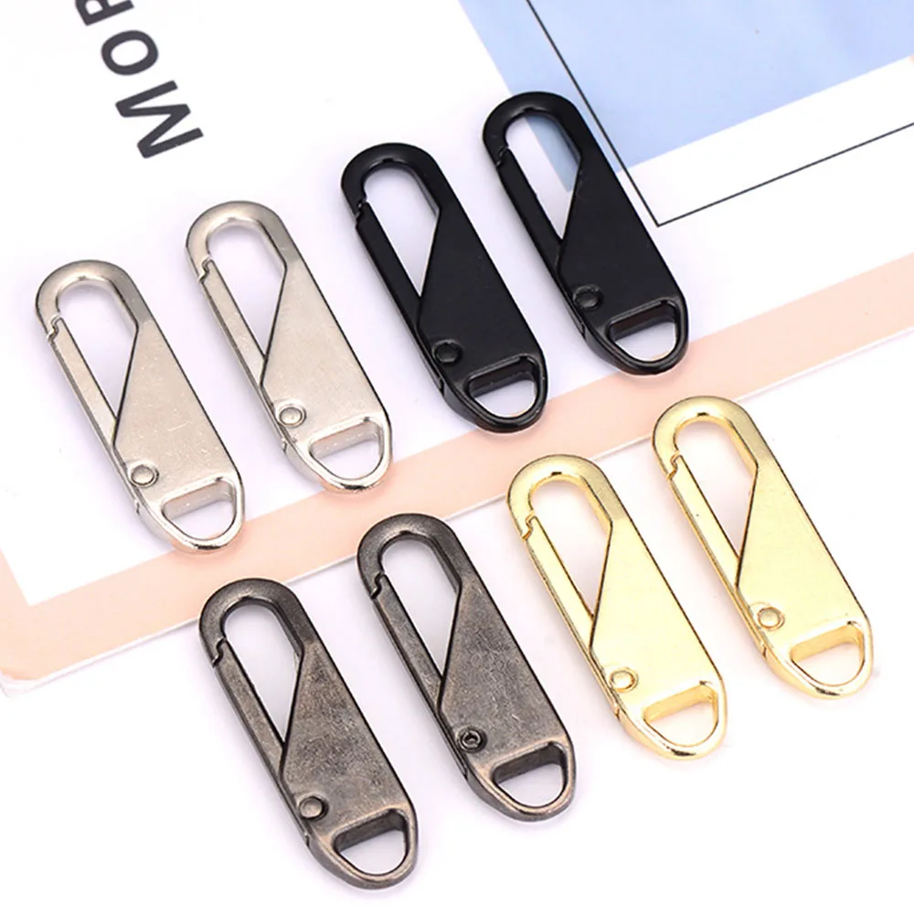 Hot Universal Detachable Zipper Puller 4/8pcs Metal Zipper Repair Kit for  Coat Bag General