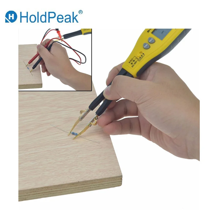 Цифровой мультиметр HoldPeak тестер емкости и сопротивления для поверхностного
