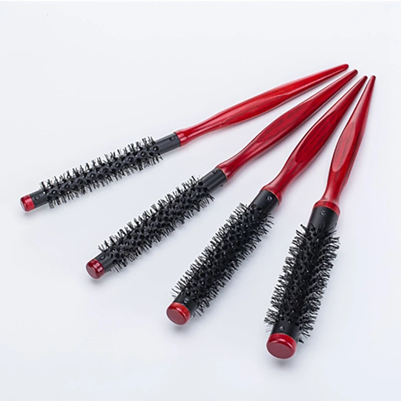 Мини ABS щипцы для завивки волос расческа алюминиевая трубка круглая Мужская