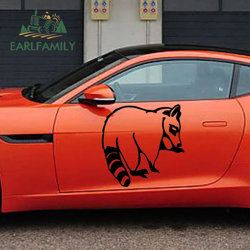 EARLFAMILY 2x симпатично выглядит мило маленькое животное енот организует свою