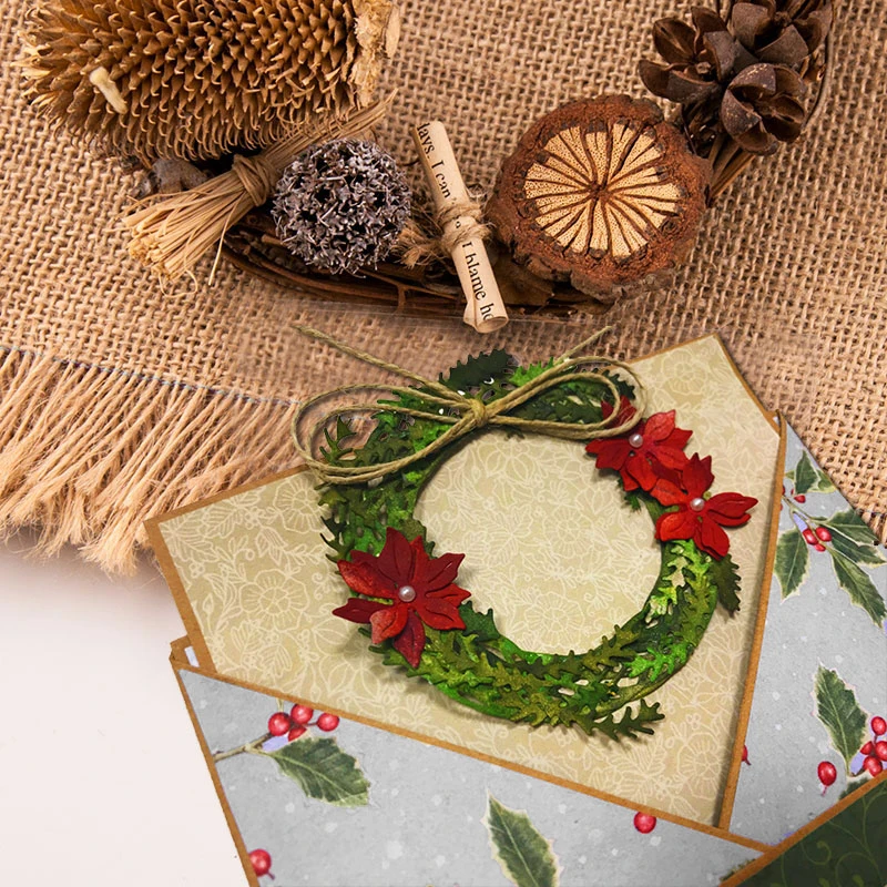 Металлические штампы для скрапбукинга венок | Дом и сад