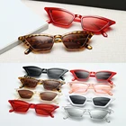 Солнцезащитные очки в стиле ретро UV400 женские, модные пикантные маленькие треугольные солнечные очки, в винтажном стиле, с защитой от ультрафиолета