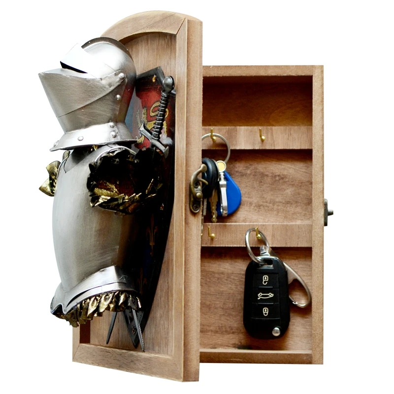 

WSHYUFEI EUROPEAN ANTIQUE WALL ORNAMENTS / MEDIEVAL ARMOR DECORATION / LIVING ROOM RESTAURANT ENTRANCE DECORATIONS