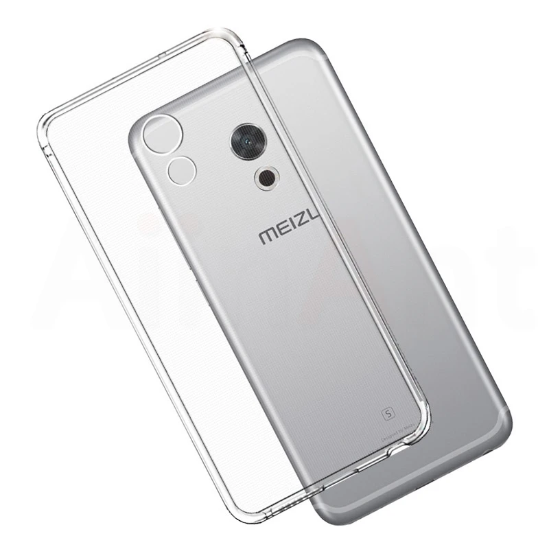 Мягкий силиконовый прозрачный чехол из искусственной кожи для Meizu Pro 6 7 U10 U20 M2 M3