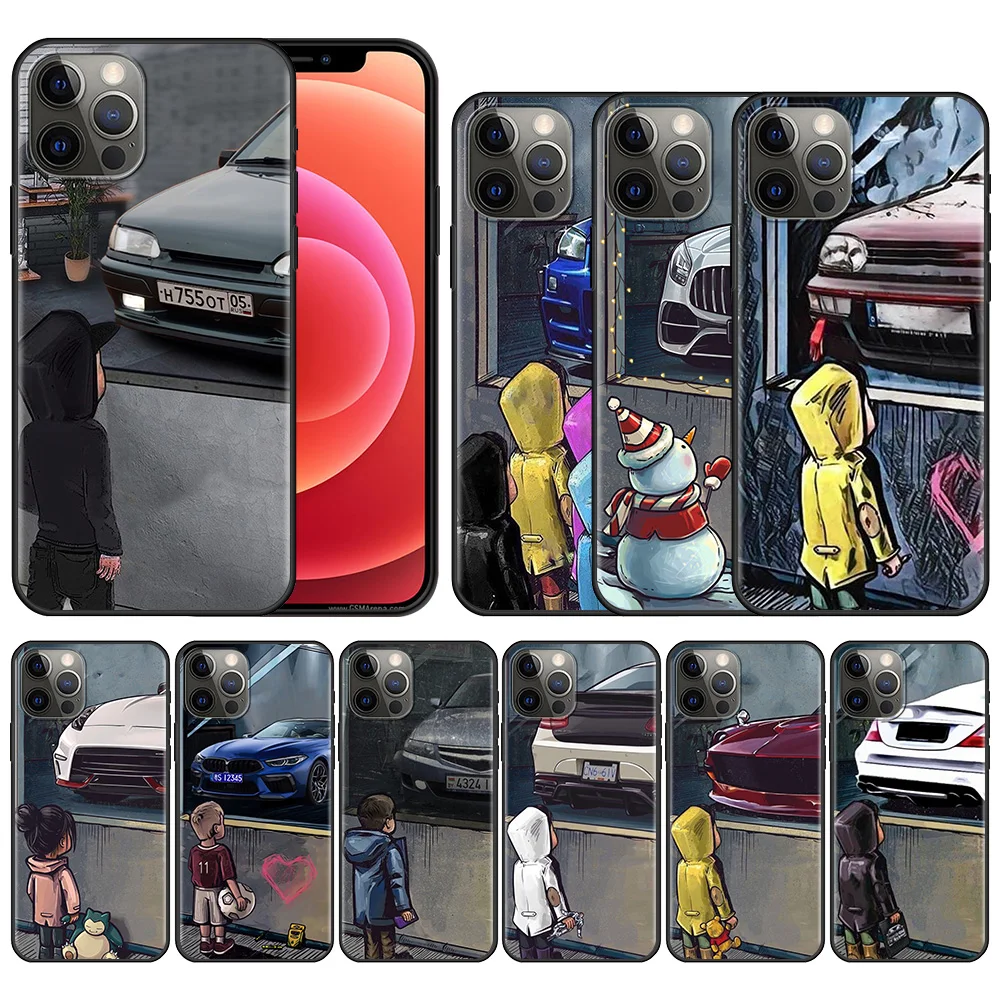 

Best Phone Case For Apple iPhone 11 13 12 Pro Max Mini X XS XR 6 6S 7 8 Plus 5 5S SE(2020) Coque RuiCaiCa Boy See Sport Car