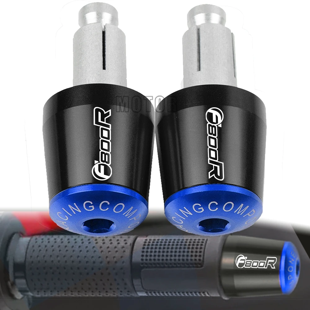 С F800R Логотип 7/8 мм мотоцикла с ЧПУ Рука Бар Конец Руль для BMW F 800 R 2014 2015 2016 2017 2018 2019