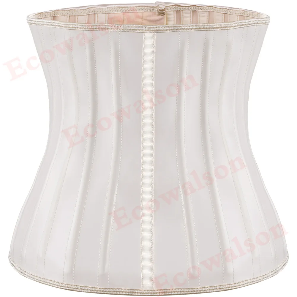 

Women's 25 Steel Boned Latex Waist Trainer Corset Underbust Corsets and Bustiers Body Shaper Plus Size Harness Bustier Corselet