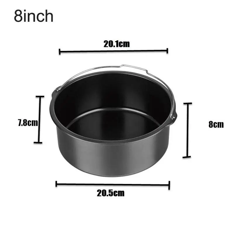 

7 8 9 inch 8-piece set (A)$ High Quality Air Fryer Accessories Suitable For 5.2QT-5.8QT
