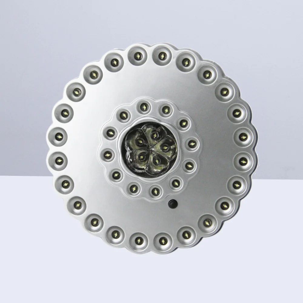 

Umbrella Lights Cordless 41 LEDs Lights with Three Lighting Modes for Camping Tents Outdoor Use (Silver)